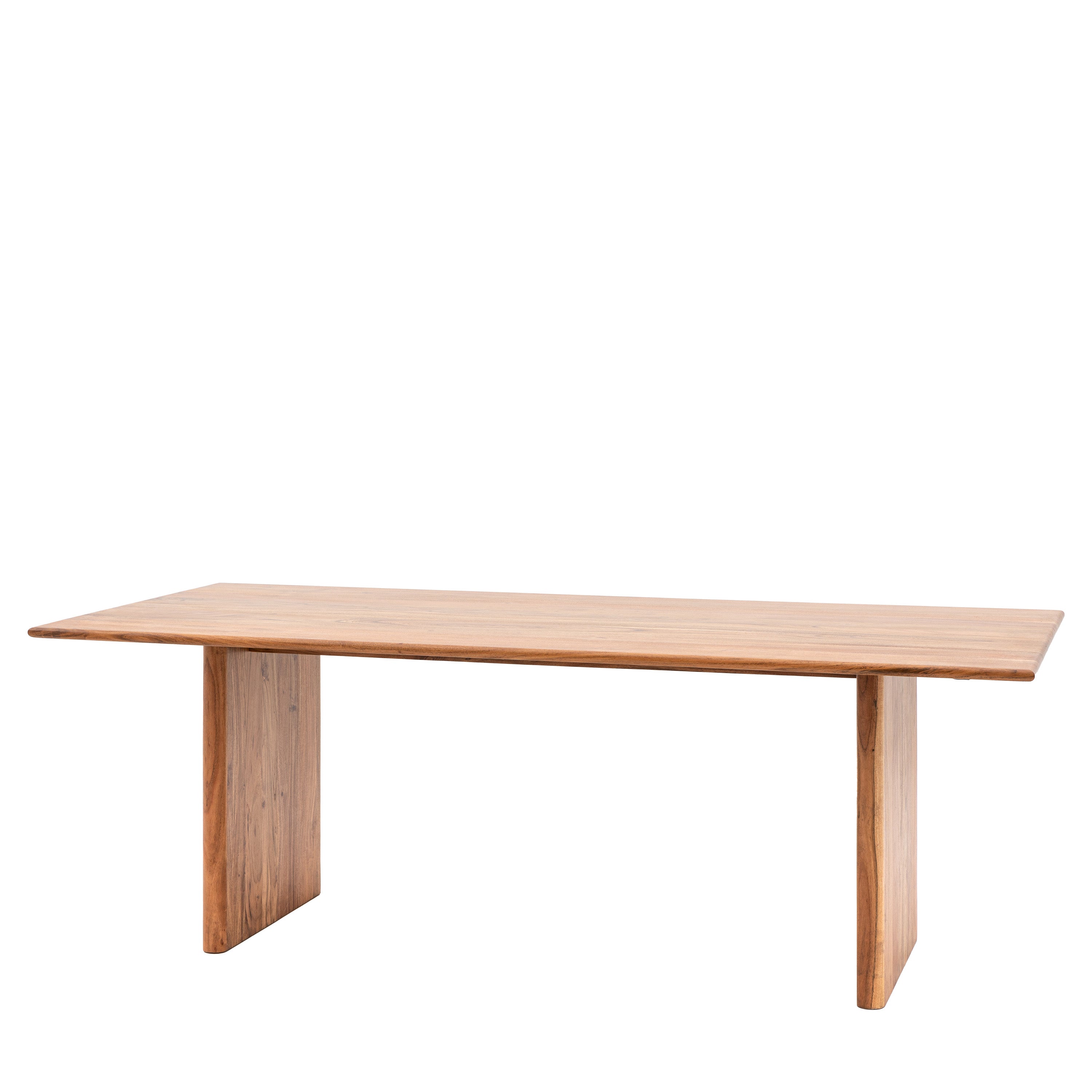 Marta Acacia Wood Rectangle Dining Table | 8 Seater
